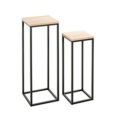 Pflanzenständer-Set Holz eiche
