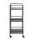 Beistelltisch 54522, 92cm (H), 35cmx35mm (BxT), rechteckig, schwarz / schwarz