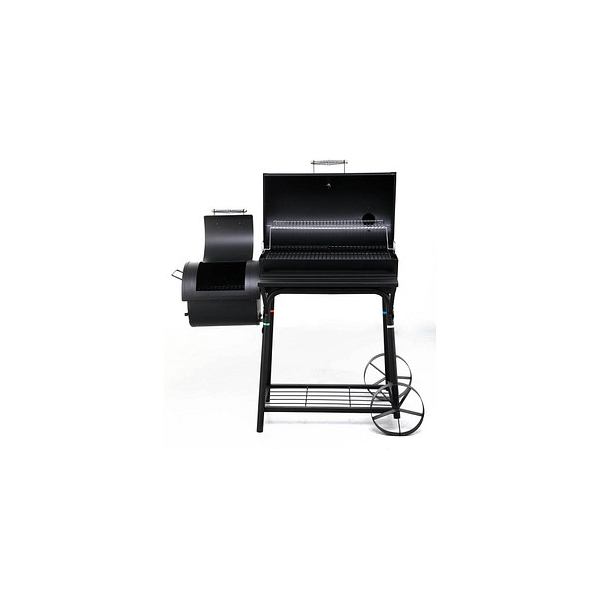 4011964010871 - Holzkohlegrill Biloxi Smoker mit seitlicher Brennkammer 4011964010871 - Holzkohlegrill Biloxi Smoker mit seitlicher Brennkammer