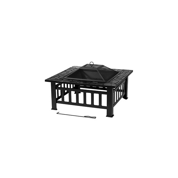 4011964011700 - tepro Garten Glenview Holzkohle Feuerstelle Schwarz 4011964011700 - tepro Garten Glenview Holzkohle Feuerstelle Schwarz