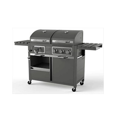 Kohle-Gas-Kombigrill Toronto 173,0 x 65,0 x 116,0 cm