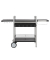 Grillwagen Universal BBQ-Tisch schwarz, silber