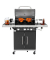 Grillspieße schwarz, silber
