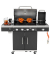 Grillspieße schwarz, silber