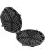 Grilleinsatz Waffel 30,0 x 30,0 x 5,5 cm