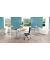 Sitz-Steh-Schreibtischkombination Move 1 base 10305311, elektrisch höhenverstellbar 73-123cm (H), 150x80cm (BxT), rechteckig, li