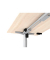 Sitz-Steh-Schreibtischkombination Move 1 base 10305311, elektrisch höhenverstellbar 73-123cm (H), 150x80cm (BxT), rechteckig, li