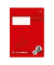 Schulheft 734010310 Premium, Lineatur 10 / kariert mit weißem Rand, A5, 90g, rot, 16 Blatt / 32 Seiten