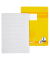 Schulheft 734010311 Premium, Lineatur 8f / rautiert mit weißem Rand, A5, 90g, gelb, 16 Blatt / 32 Seiten
