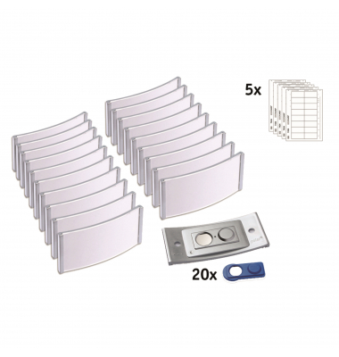 badgepoint Namensschild polar POL35MA66-20DR 80x34mm e.st 20St.