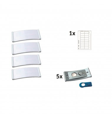 badgepoint Namensschild polar POL30MA66-5DR 70x30mm e.st 5St.