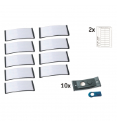badgepoint Namensschild polar POL30MA02-10DR 70x30mm an 10St.