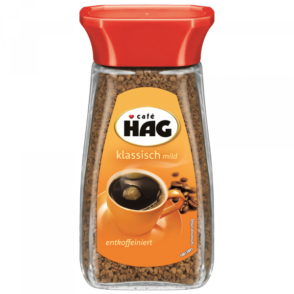 8711000509005 - Cafe HAG Kaffee 4031770 löslich entkoffeiniert 100g 8711000509005 Douwe Egberts DE GmbH 100 Gramm 8711000509005 - Cafe HAG Kaffee 4031770 löslich entkoffeiniert 100g 8711000509005 Douwe Egberts DE GmbH 100 Gramm
