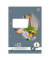 Schulblock 040450001 Style, Lineatur 1 / Schreiblern-Lineatur, A4, 80g, 50 Blatt