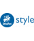 Schulheft 040516008 Style, Lineatur 8f / kariert, A5, 80g, blau, 16 Blatt / 32 Seiten