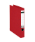 Ordner 1008-00-25, A4 50mm schmal Karton vollfarbig rot