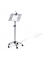 Stehpult ECO, höhenverstellbar 105-145cm (H), 62x62cm (BxT), rechteckig, grau / silber