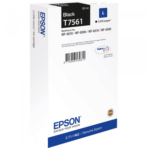 8715946726915 - T7561 - L size - black - original - ink cartridge - Tintenpatrone Schwarz