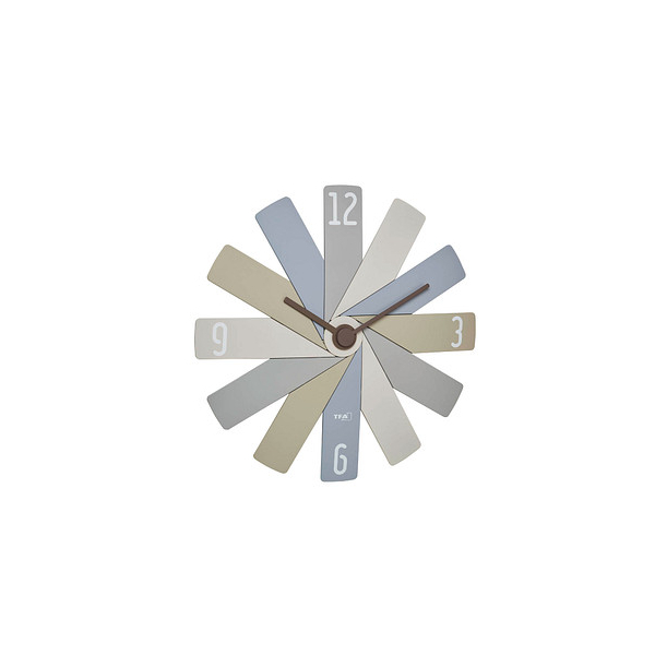 4009816039729 - 0 x 37 TFA® Wanduhr 603020 CLOCK IN THE BOX grau Kunststoff 4000 x 370 mm 60302030 4009816039729