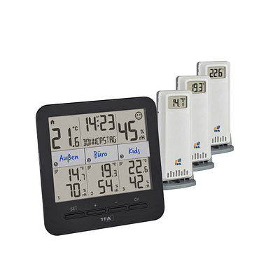 30.3075 KLIMA@HOME 2 Hygrometer schwarz