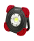 R95400145 Akku-LED-Baustrahler rot, schwarz