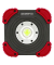 R95400145 Akku-LED-Baustrahler rot, schwarz