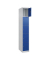 Schließfachschrank Classic Plus enzianblau, lichtgrau 080000-105 S10003, 5 Schließfächer 30,0 x 50,0 x 185,0 cm