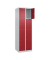 Schließfachschrank Classic Plus lichtgrau, rubinrot 080000-204 S10001, 8 Schließfächer 60,0 x 50,0 x 185,0 cm