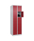 Schließfachschrank Classic Plus lichtgrau, rubinrot 080000-205 S10001, 10 Schließfächer 60,0 x 50,0 x 185,0 cm