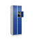 Schließfachschrank Classic Plus enzianblau, lichtgrau 080000-205 S10003, 10 Schließfächer 60,0 x 50,0 x 185,0 cm