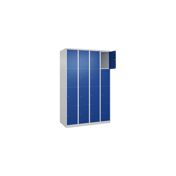 4067521353110 - Schließfachschrank Classic Plus enzianblau lichtgrau 080000-404 S10003 16 Schließfächer 1200 x 500 x 1850 cm 4067521353110 4067521353110 - Schließfachschrank Classic Plus enzianblau lichtgrau 080000-404 S10003 16 Schließfächer 1200 x 500 x 1850 cm 4067521353110