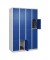 Schließfachschrank Classic Plus enzianblau, lichtgrau 080000-404 S10003, 16 Schließfächer 120,0 x 50,0 x 185,0 cm