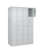 Schließfachschrank Classic Plus lichtgrau 080000-404 S10008, 16 Schließfächer 120,0 x 50,0 x 185,0 cm