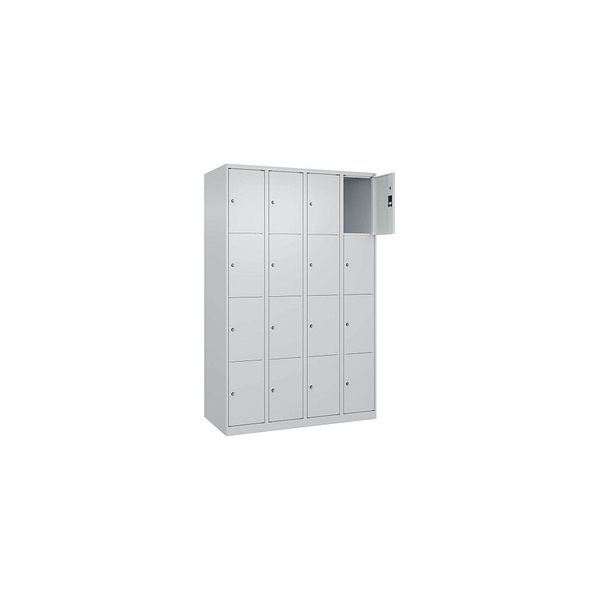 4067521353165 - Schließfachschrank Classic Plus lichtgrau 080000-404 S10008 16 Schließfächer 1200 x 500 x 1850 cm 4067521353165 C+P-Möbel 4067521353165 - Schließfachschrank Classic Plus lichtgrau 080000-404 S10008 16 Schließfächer 1200 x 500 x 1850 cm 4067521353165 C+P-Möbel