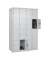 Schließfachschrank Classic Plus lichtgrau 080000-404 S10008, 16 Schließfächer 120,0 x 50,0 x 185,0 cm