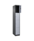 Schließfachschrank Classic Plus schwarzgrau, weißaluminium 080000-104 S10020, 4 Schließfächer 30,0 x 50,0 x 185,0 cm