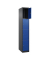 Schließfachschrank Classic Plus enzianblau, schwarzgrau 080000-104 S10022, 4 Schließfächer 30,0 x 50,0 x 185,0 cm