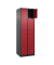 Schließfachschrank Classic Plus rubinrot, schwarzgrau 080000-205 S10032, 10 Schließfächer 60,0 x 50,0 x 185,0 cm