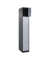 Schließfachschrank Classic Plus schwarzgrau, weißaluminium 080000-105 S10032, 5 Schließfächer 30,0 x 50,0 x 185,0 cm
