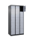 Schließfachschrank Classic Plus schwarzgrau, weißaluminium 080000-305 S10036, 15 Schließfächer 90,0 x 50,0 x 185,0 cm