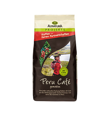 Peru Café Bio-Kaffee, gemahlen Arabicabohnen 500,0 g Peru Café Bio-Kaffee, gemahlen Arabicabohnen 500,0 g