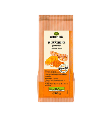 Kurkuma Bio-Gewürz 60,0 g