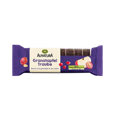 Bio Fruchtriegel Granatapfel Traube 75,0 g