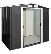 Gerätehaus Eco 6x4, anthrazitweiß