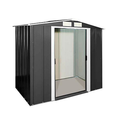 Gerätehaus Eco 6x4, anthrazitweiß