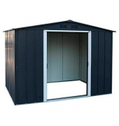 Gerätehaus Eco 8x6, anthrazitweiß