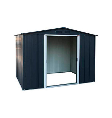 Gerätehaus Eco 8x6, anthrazitweiß
