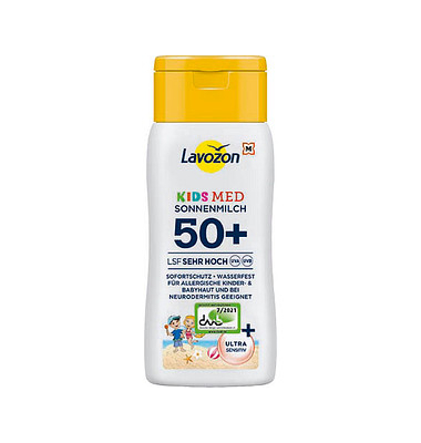 LSF 50+Sehr Hoch Kids Med Sonnenmilch 200 ml