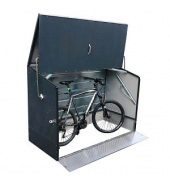 Fahrradbox, anthrazit