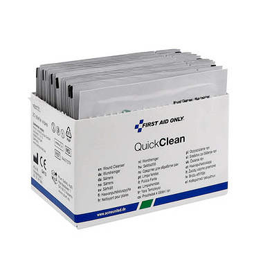 Wundreinigungstücher Quick Clean P-44029 00 weiß 20,0 x 12,5 cm